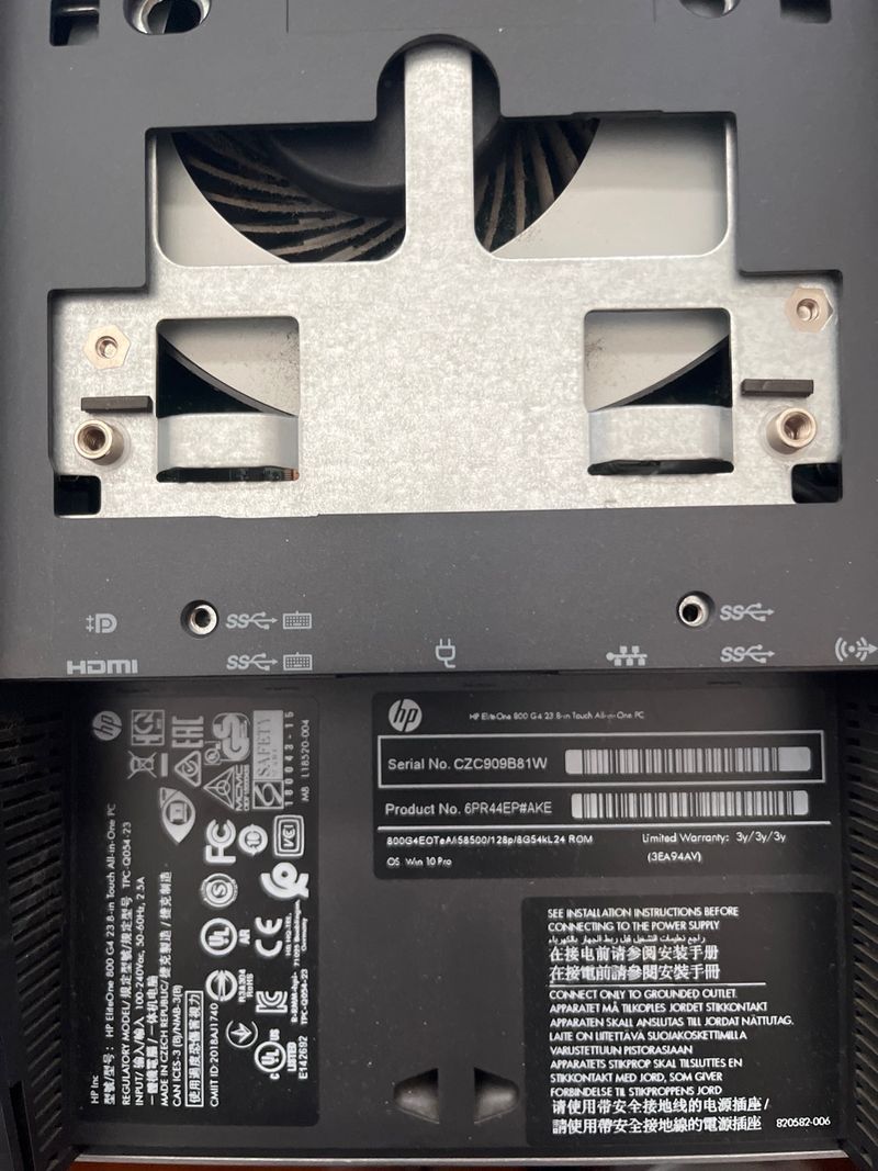 All-In-One Hp EliteOne 800 G4 (Soporte VESA no inc afbeelding 4