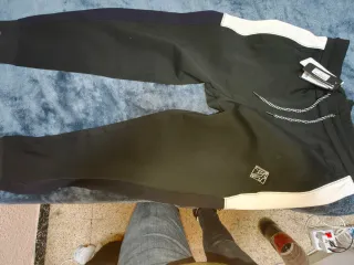 Chándal Armani Exchange Hombre Negro y Blanco