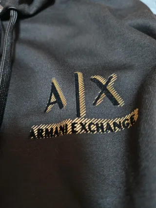 Chándal Armani Exchange Hombre Negro y Blanco