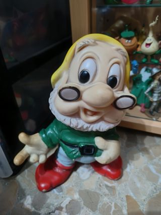 Blancanieves 7 enanitos Goma Blanda años 60 70