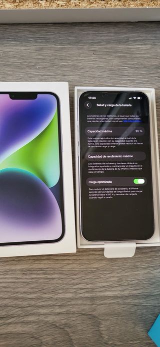 iPhone 14 Morado 256GB Batería 95%