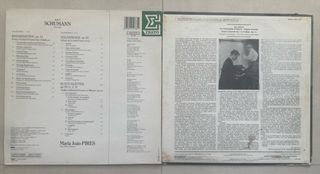 Lote 2 LPs Música Clásica: Schumann y Chopin