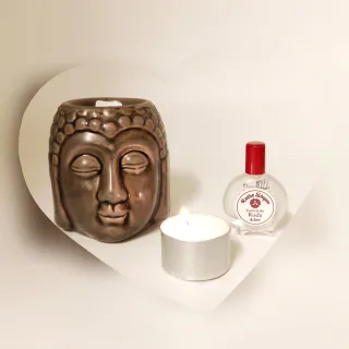 Cabeza Buda Cerámica difusor