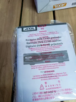 Axil RT 0430 T2 Receptor DVB-T2 HD Grabador USB