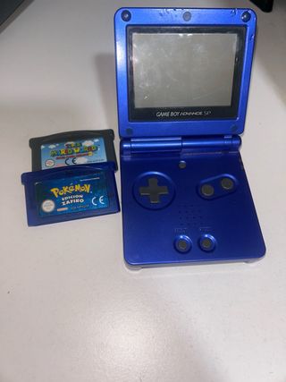 Console Game Boy Advance SP Blu + Giochi