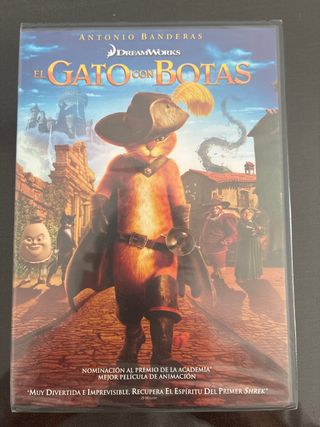 DVD El Gato con Botas Antonio Banderas