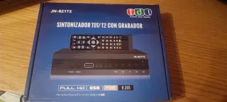 Sintonizador TDT/T2 con Grabador JN-821T2. Nuevo