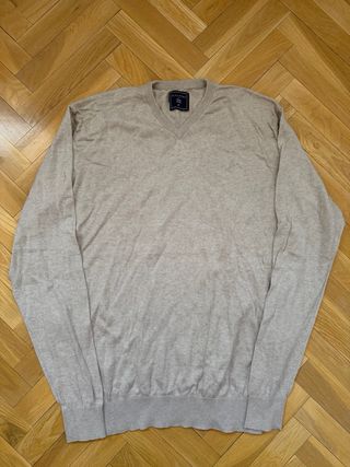 Jersey Scalpers V-Neck Beige Talla M