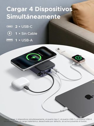 NUEVO - Qi2 Batteria Esterna 20000mAh Cavo