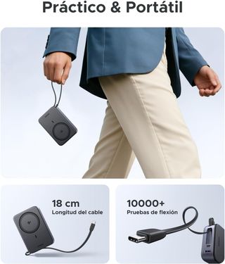 NUEVO - Qi2 Batteria Esterna 20000mAh Cavo