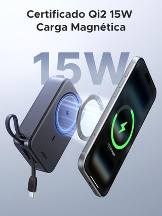 NUEVO - Qi2 Batteria Esterna 20000mAh Cavo
