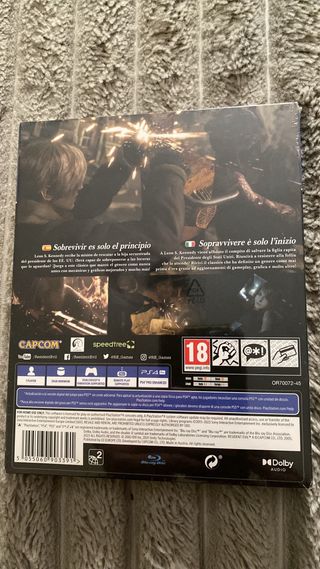 PS4 Resident Evil 4 Remake steelbook