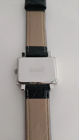 Reloj Select Rectangular Mujer Negro/Plata