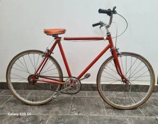 Bicicleta Vintage Roja Niño