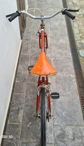 Bicicleta Vintage Roja Niño