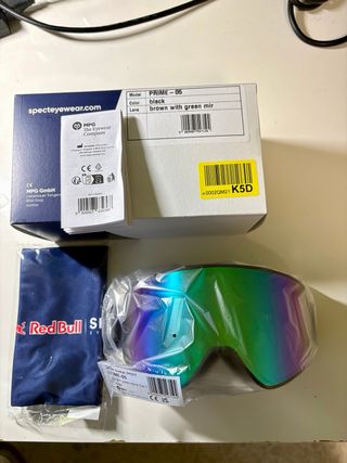 Gafas de esquí Red Bull Prime Green Snow