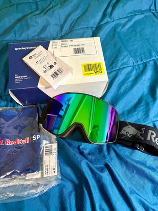 Gafas de esquí Red Bull Prime Green Snow