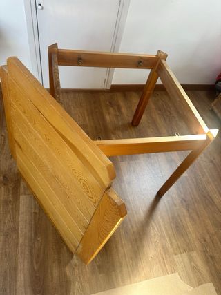 Mesa de madera maciza