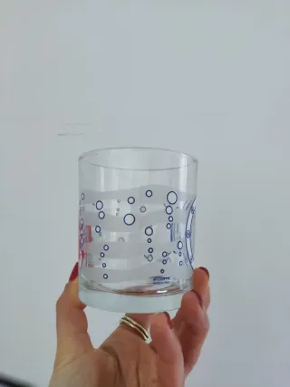 Conjunto 4 Copos Vidro Peixe Cerve Italy