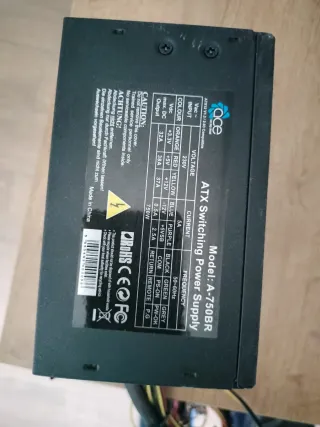 Fuente Alimentación PC 750W Ace