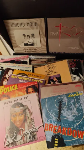 Lote 350 singles vinilo variado