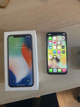 iPhone X Argento