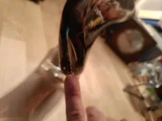 Cristal Murano Rojo Transparente Hecho a Mano