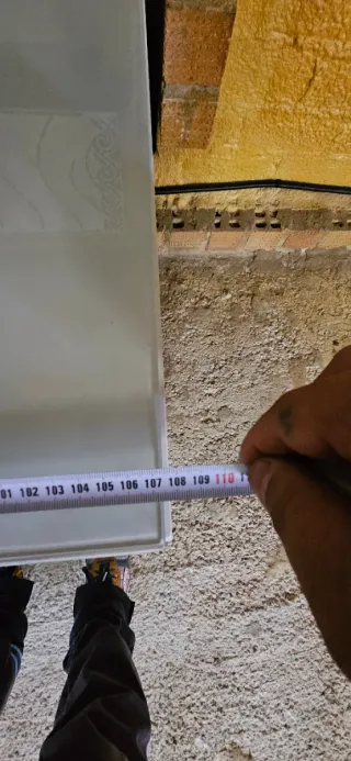 Mueble TV madera y cristal