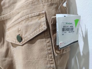 Pantalón vaquero Lois campana talla 40 camel