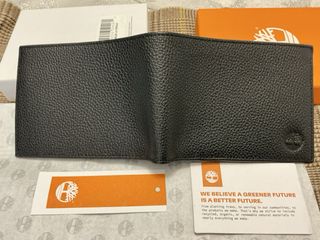 Portafoglio Timberland Pelle Nero Nuovo