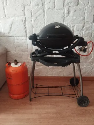 Barbacoa Gas Weber Q1200 Negra