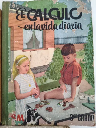 Libros de texto antiguos.