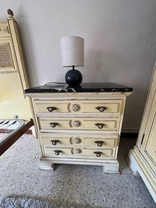 Conjunto Habitación Madera y Mármol NEGOCIABLE