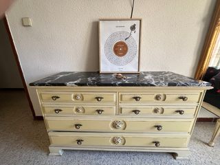 Conjunto Habitación Madera y Mármol NEGOCIABLE