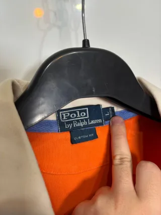 Polo Ralph Lauren Rugby Naranja Manga Larga