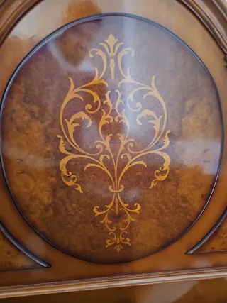 Cabecero de cama antiguo madera