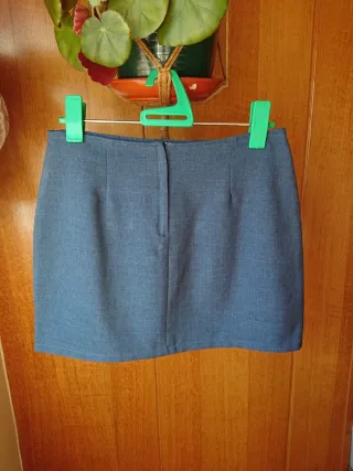 Minifalda verano azul T38/40