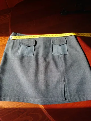 Minifalda verano azul T38/40