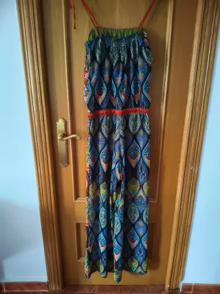 Mono Largo Desigual Estampado Talla 28