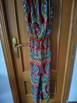 Mono Largo Desigual Estampado Talla 28