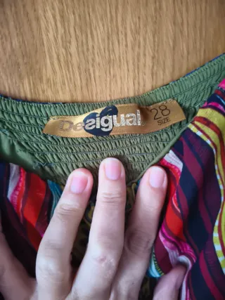 Mono Largo Desigual Estampado Talla 28