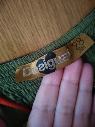 Mono Largo Desigual Estampado Talla 28