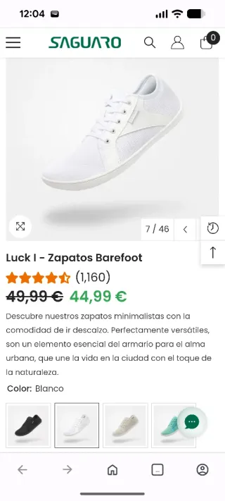 Saguaro Luck I - Zapatos Barefoot