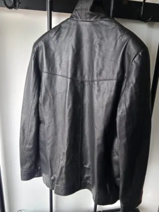 Giacca Pelle Nera Anni '80