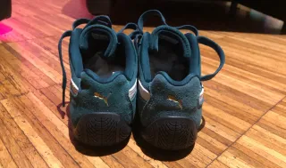 Zapatillas Puma Verdes y Blancas