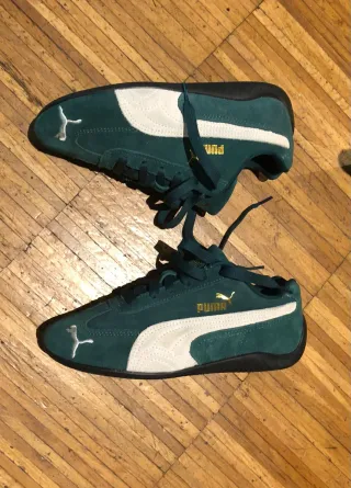 Zapatillas Puma Verdes y Blancas