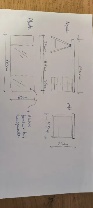 Mesa Escritorio IKEA Cristal Cajonera ALEX Blanca