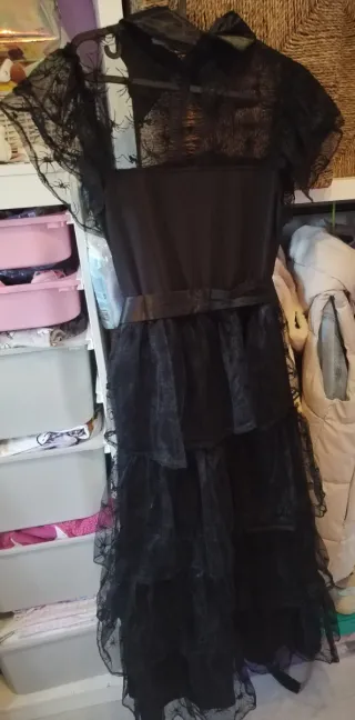 Disfraz Miércoles Addams Talla Única