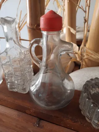 Lote de 4 piezas de cristal