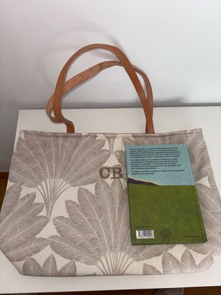 Bolso SAC & BAGS Lona Estampado Hojas CB